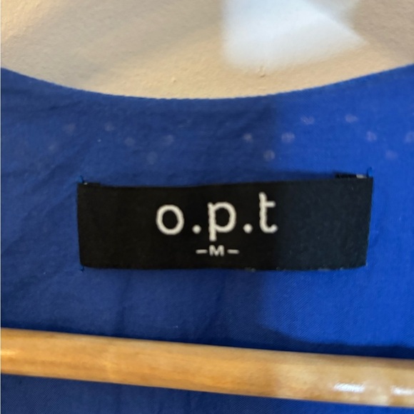 Anthropologie x o.p.t. Blue Eyelet Jardin Eyelet Midi Dress - Picture 5 of 10